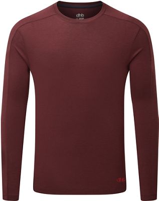 dhb Trail Long Sleeve Jersey - DriRelease - Burgundy - S}, Burgundy