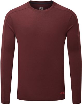 dhb Trail Long Sleeve Jersey - DriRelease - Burgundy - XS}, Burgundy