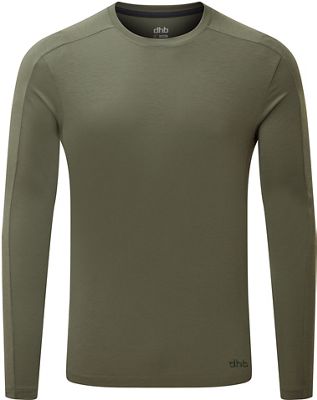 dhb Trail Long Sleeve Jersey - DriRelease - Khaki - XS}, Khaki