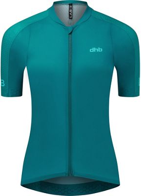 dhb Aeron Lab Raceline Womens SS Jersey 3.0 - Teal - UK 16}, Teal