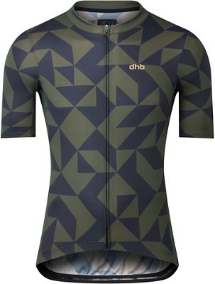 Maglia maniche corte dhb Blok Woodland 2021 - Navy-Khaki - XXL, Navy-Khaki