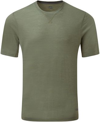 dhb Trail Merino SS Jersey - M(130) - Khaki - M}, Khaki