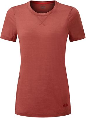 dhb Trail Womens Merino SS Jersey - M(150) - Red - UK 12}, Red