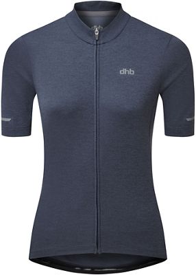 dhb Women's Short Sleeve Jersey 2.0 - Navy - UK 14}, Navy