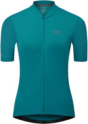 dhb Women's Short Sleeve Jersey 2.0 - Teal - UK 16}, Teal