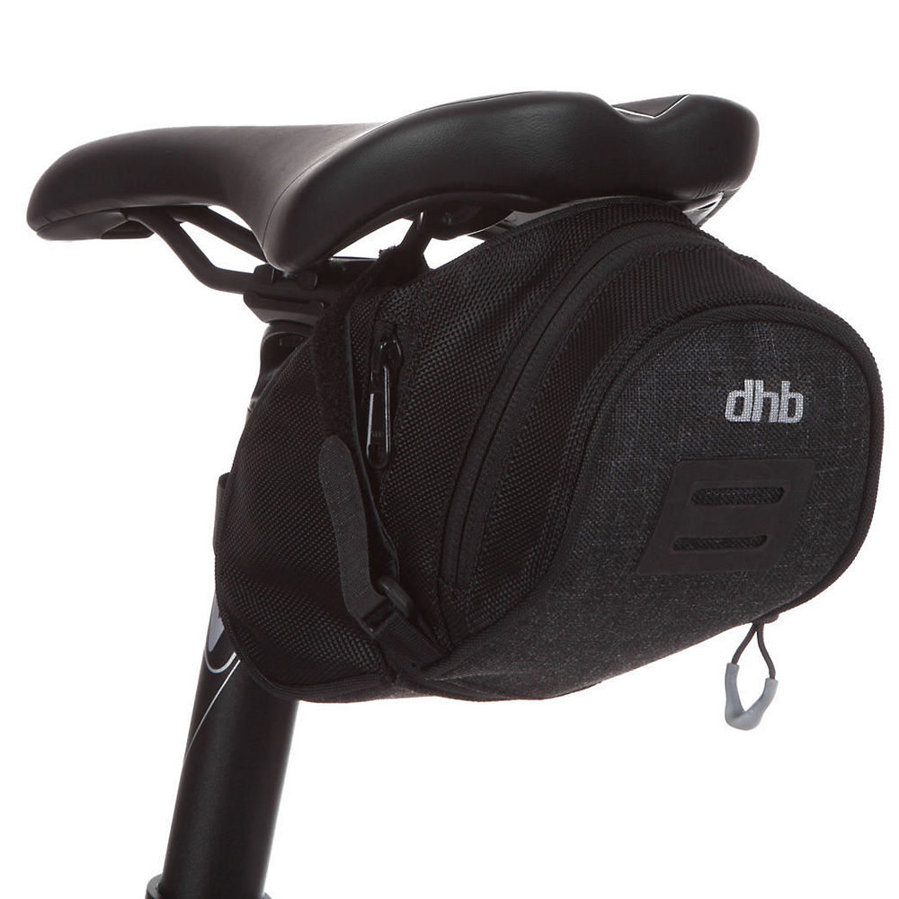 dhb Medium Saddle Bag - Black - One Size}, Black