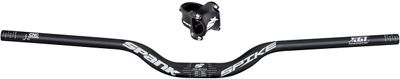 Spank Spike 800 Race Bar with Race 2 Stem - nero- grigio - Stem Length: 35mm, nero- grigio