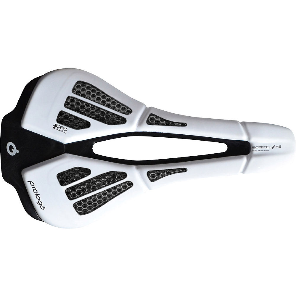 PROLOGO Scratch M5 CPC PAS Tirox Road Saddle - Blanc - 250 x 140, Blanc