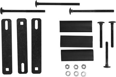 Peruzzo Square Bars Fixing Kit (ART.875) - Black - Squared Bars/No T Section, Black