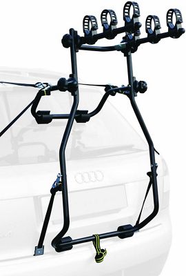 Peruzzo Milano Highrise 3Bike Rear Mount Carrier - Grey - 3 Bikes, Grey