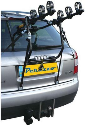 Peruzzo Verona 3 Bike Rear Mount Carrier - Grey - 3 Bikes, Grey