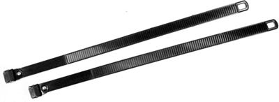 Peruzzo Wheel Holder Strap Extensions - Black - For Fat Bikes}, Black