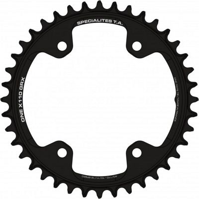 TA One X110 GRX Chainring - nero - 110 pcd, nero