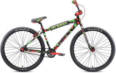 SE Bikes Dblocks Big Ripper 29" BMX Bike - Green - Red, Green - Red