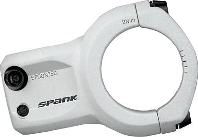 Spank SPOON 350 Mountain Bike Stem - Raw Silver - 1.1/8", Raw Silver