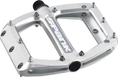 Spank SPOON 110 Flat Mountain Bike Pedals - Raw Silver, Raw Silver