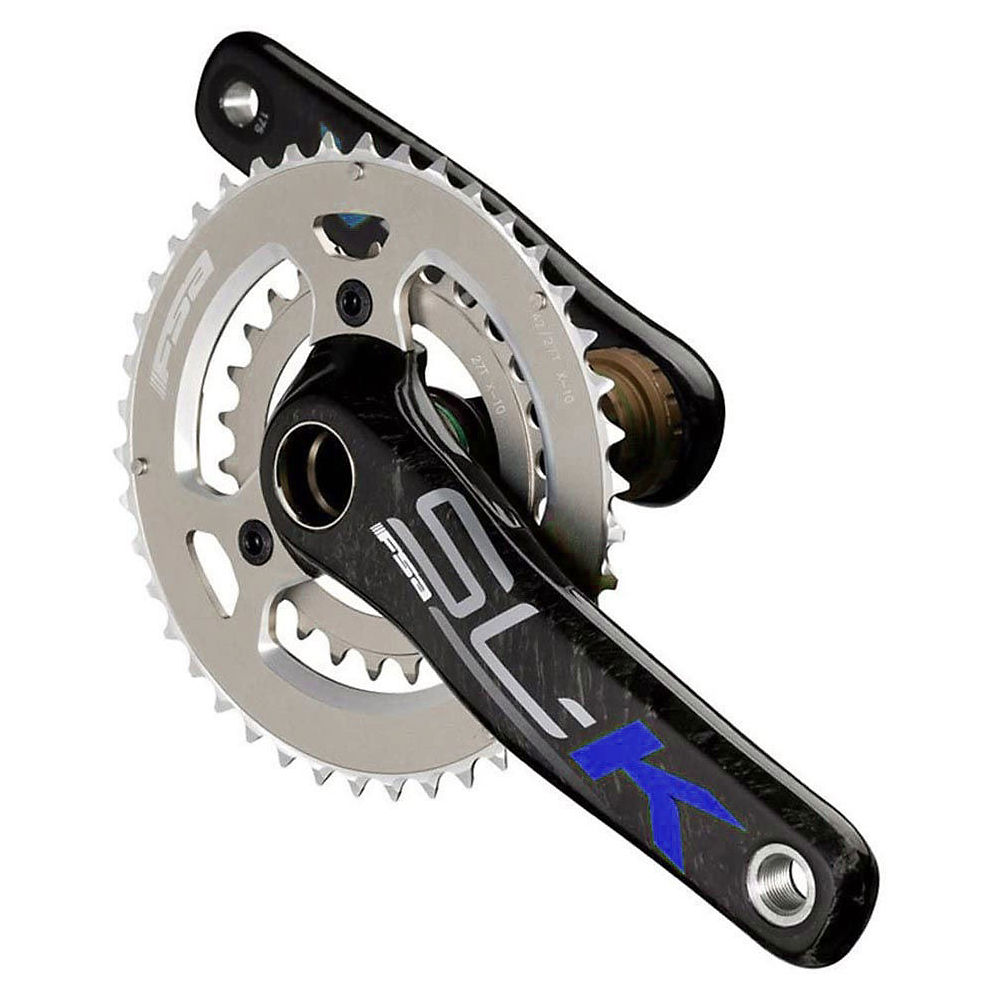 FSA SL-K MTB Double 10 Speed Chainset - Noir - blanc - SRAM, Noir - blanc