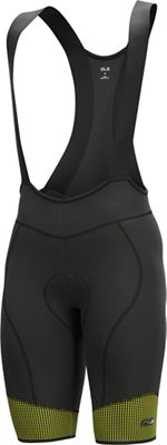 Alé PRS Master 2.0 Cycling Bib Shorts SS21 - Fluo Yellow-Black - XL, Fluo Yellow-Black