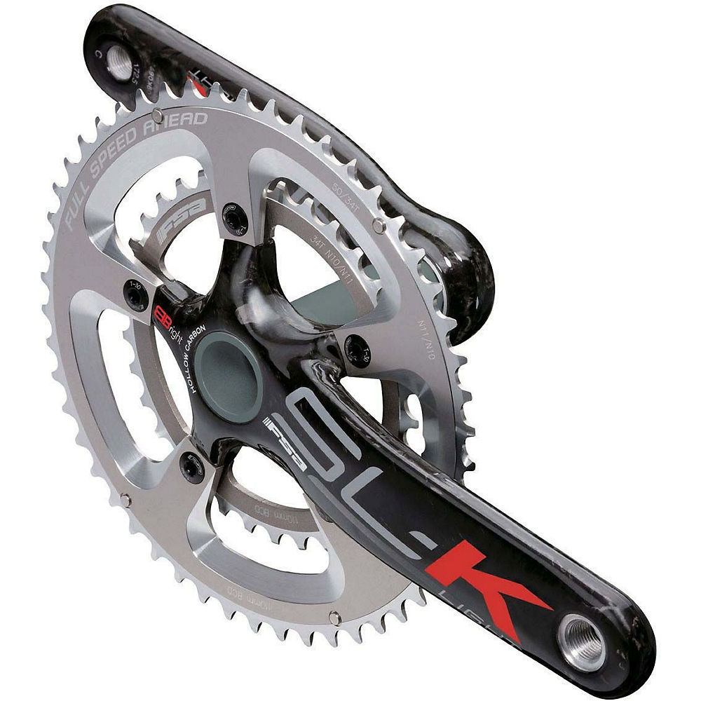 FSA SL-K PF30 10 Speed Chainset - Noir argent - 50.34t, Noir argent