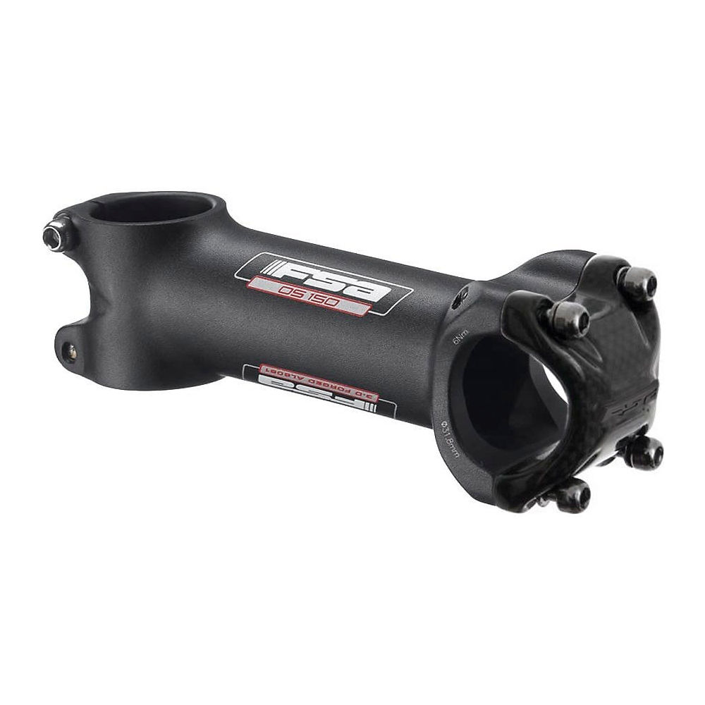 FSA OS - 150 Gossamer Stem - Black-Carbon - 6°, Black-Carbon