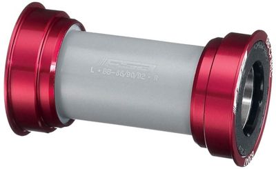 FSA BB86 Ceramic Road Bottom Bracket - Red-Grey - For BB-CF86C-SLE-CZ, Red-Grey