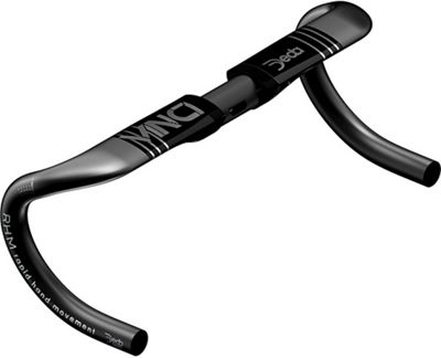 Deda Elementi Vinci Shallow Carbon Road Handlebar - Polished On Black - 31.7mm, Polished On Black