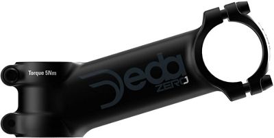 Deda Elementi Zero 17 Degree Road Stem - Black on Black - 1.1/8", Black on Black