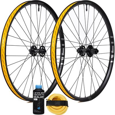 Nukeproof Horizon V2 Wheel ARD and Sealant Bundle - Black - HG - 15mm x 110mm / 12mm x 148mm}, Black - HG