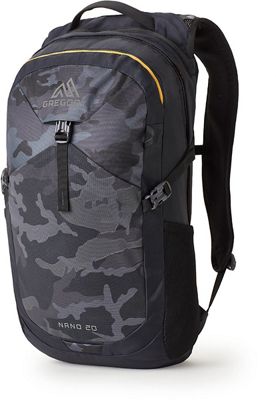 Gregory Nano 20 Backpack SS21 - Black Woodland Camo - One Size}, Black Woodland Camo