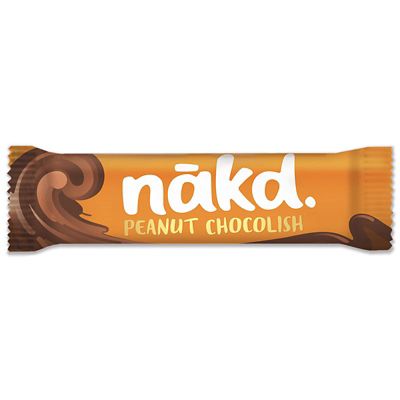 nakd. Drizzled Chocolish Energy Bar (4 x 35g) - 12 x (4 x 35g)