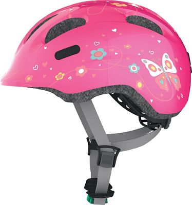 Click to view product details and reviews for Abus Kids Smiley 20 Cycling Helmet 2021 Pink Butterfly Pink Butterfly.