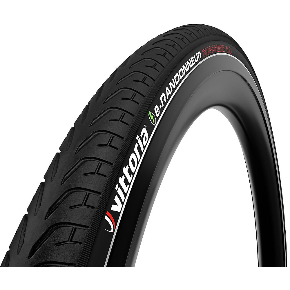 Image of Vittoria e-Randonneur G2.0 E-Road Tyre - Full Black - 27.5" (650b), Full Black