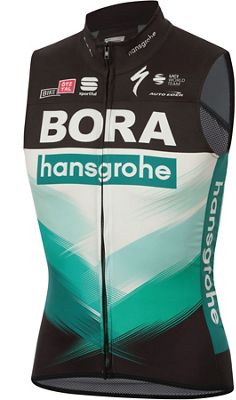 Sportful BoraHansgrohe Bodyfit Pro Wind LightVest  - nero - verde - XL, nero - verde