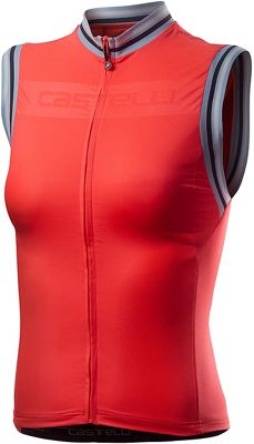 Castelli Women's Promessa 3 Sleeveless  Jersey  - Brilliant Pink, Brilliant Pink