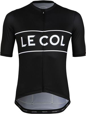 LE COL Sport Heritage Cycling Jersey SS21 - Nero/Bianco, Nero/Bianco