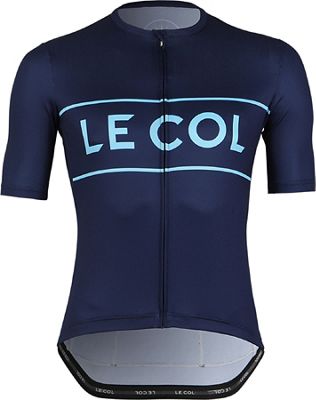 LE COL Sport Heritage Cycling Jersey SS21 - Navy-LightBlue - M, Navy-LightBlue