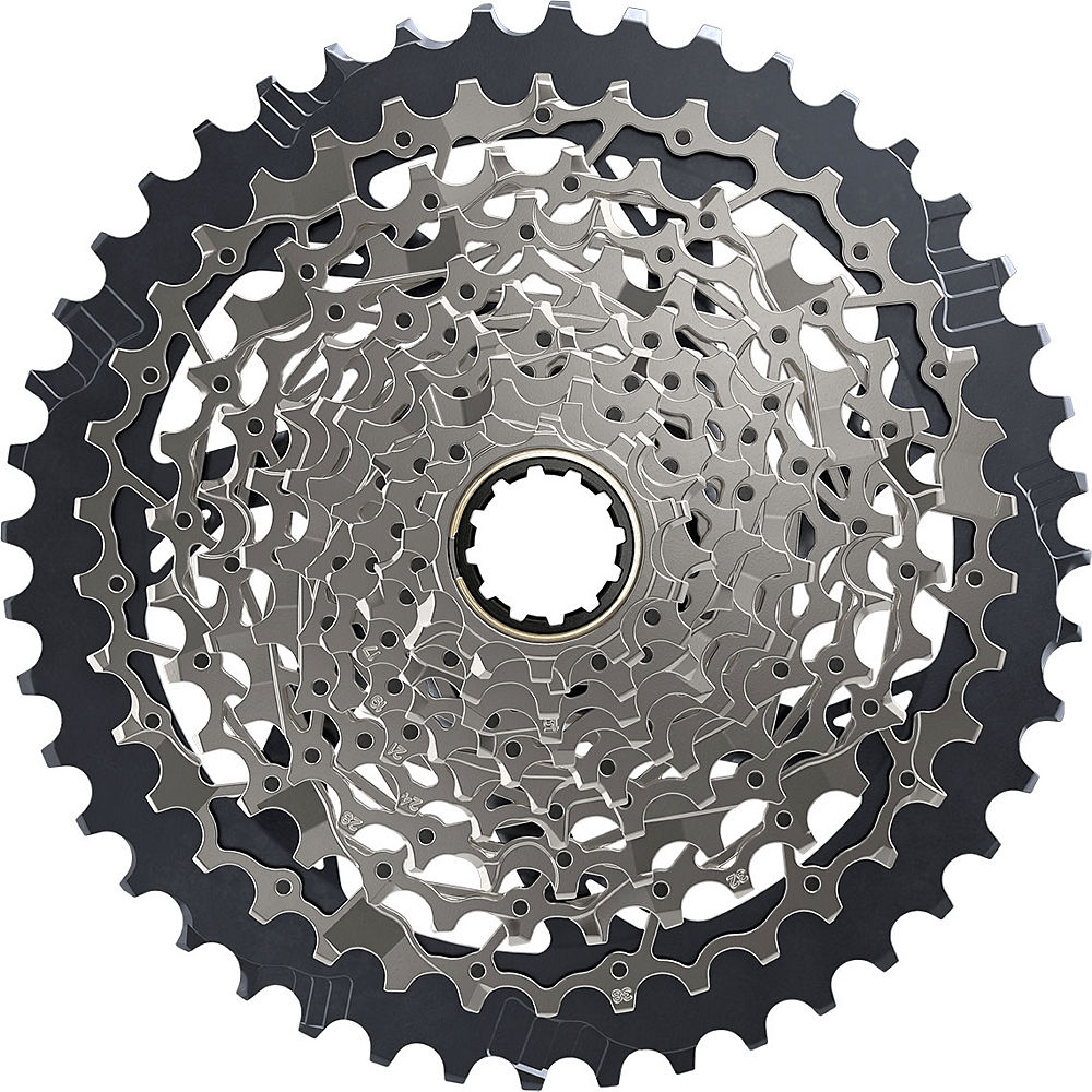 SRAM XPLR XG1271 Cassette - Nickle Chrome - 10-44t, Nickle Chrome
