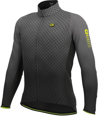 Alé REV1 Velocity Wind Long Sleeve Jersey  - Grey black, Grey black