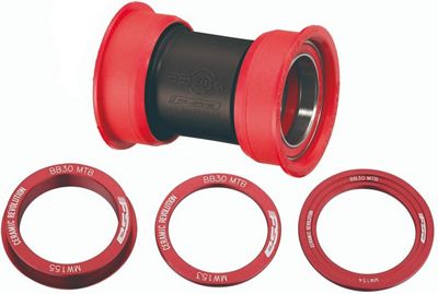 FSA PF30 MTB Ceramic Bottom Bracket - rosso - BB-PF9200-AL, rosso