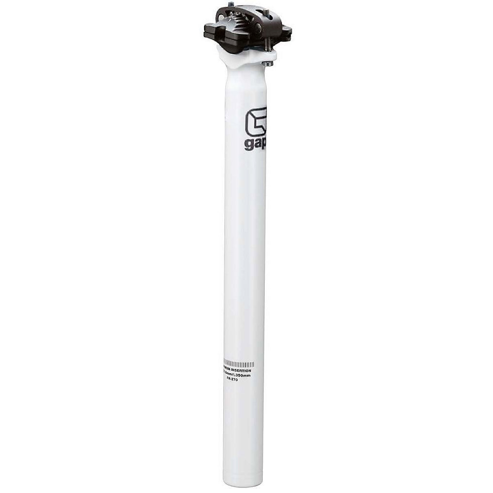 Gravity FR-270 Seatpost - Blanc-Noir - 31.6mm, Blanc-Noir