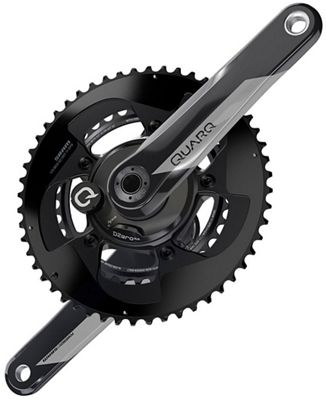 Quarq DZERO Road Power Meter Chainset - Black - 110mm, Black