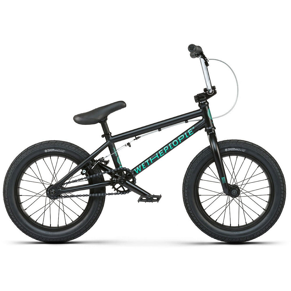 WeThePeople Seed 16 BMX Bike 2021 - Noir mat, Noir mat