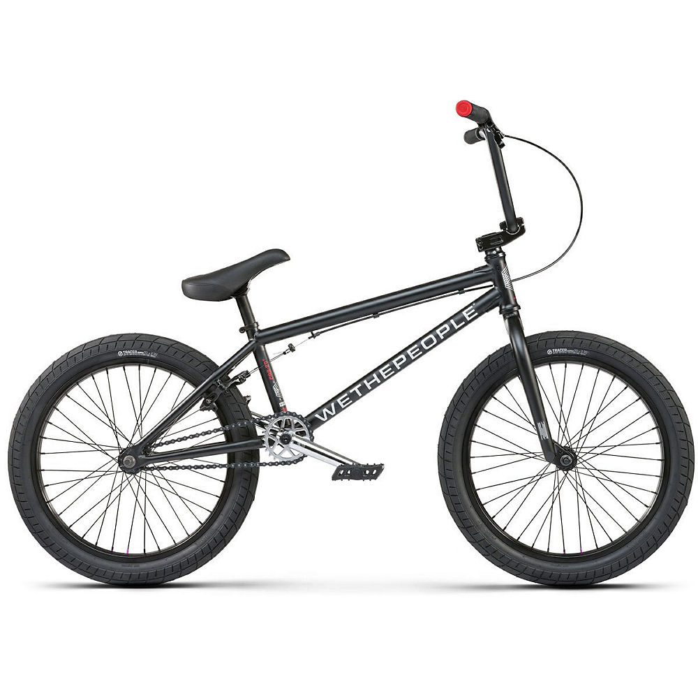 WeThePeople CRS 18 BMX Bike 2021 - Noir mat, Noir mat