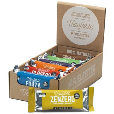 Veloforte Mixed Natural Energy Bar Box (12 x 62g)