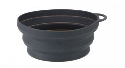 Lifeventure Silicone Ellipse FlexiBowl (Graphite) SS21 - grafite, grafite