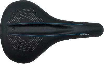 Bontrager Nebula H1 Sadde - Noir/Cyan, Noir/Cyan