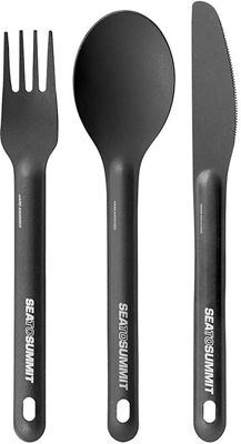 Sea To Summit AlphaLight Cutlery Set 3pc SS21 - Grey Anodised, Grey Anodised