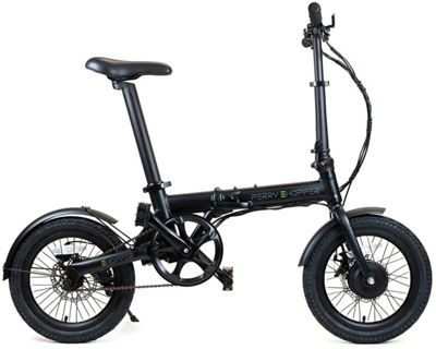 Perry eHopper 16 Folding E-Bike 2021 - nero, nero