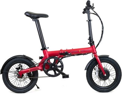 Perry eHopper 16 Folding E-Bike 2021 - rosso, rosso