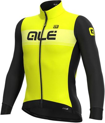 Alé PRS Logo DWR Cycling Jersey  - Yellow Black, Yellow Black